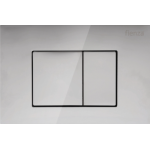 R&T Chrome Square Button Flush Plate